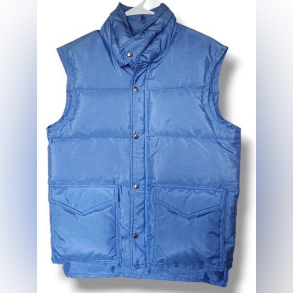 Vintage Frostline women’s goose down full zip puffer vest sz M retro 80’s 90’s c